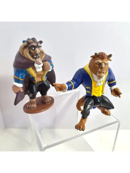 Beauty & The Beast Figure 8 Lot Disney Princess Belle Beast Gaston - Picture 2 of 13
